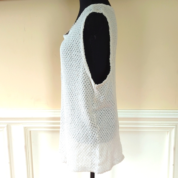 Zara Women knit cable short sleeve perfect to fall layer look Sz Medium - Picture 4 of 12